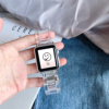 透明果冻冰块树脂适用于苹果手表表带iwatch12345代冰川透明