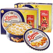 印尼进口丹麦曲奇163g礼盒装黄油，饼干吃货小零食小吃休闲食品