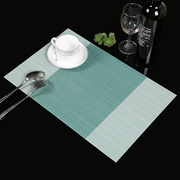日式餐垫PVC隔热垫餐桌垫餐布餐盘垫碗垫西餐具垫拍照欧式长方形