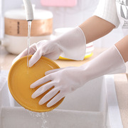 家务手套洗碗厨房女劳保耐用清洁家用干活洗衣服防水加厚橡胶手套