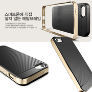 韩国verus适用于苹果se金属边框硅胶套，55s手机可爱保护壳韩
