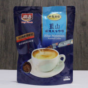 台湾进口广吉蓝山风味碳烧咖啡，330g三合一速溶咖啡粉条装包装