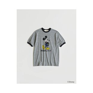 日本直邮THE SHINZONE MICKEY RINGER TEE 米奇 T恤女士上衣 Disn