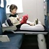 高铁睡觉神器儿童充气床飞机便携旅行床植绒充气床垫儿童睡觉神器