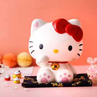 hellokitty储蓄罐创意摆件招财猫存钱罐儿童情人节礼物送女生儿童