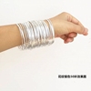 韩版圈圈多层手链手镯，银色手环饰品镀银，细手镯小饰品