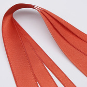 色丁装饰包装带丝带绸带枣红色双面缎带织带1/1.6/2.2cm一卷100码