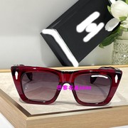 2024板材时尚个性洋气前卫欧美女潮防紫外线方形猫眼墨镜太阳眼镜