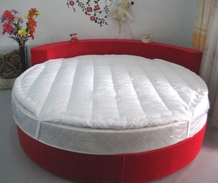 五星宾馆圆床垫纯棉花，防滑圆褥垫，圆床褥子手工圆垫被圆形褥垫