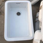 老式陶瓷水槽洗菜盆长方形水斗厨房，洗碗阳台洗衣池室外洗手盆单槽
