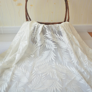 窗帘纱布料裙边蕾丝，紫色白纱弹性镂空内衬包边，连衣裙薄纱缕空婚纱
