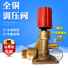 黑猫HM588高压清洗机洗车机器泵头配件零件55 58压力阀全铜调压阀