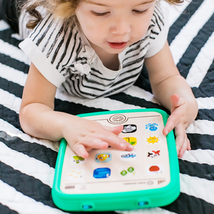 Hape智能触控平板电脑玩具男女孩儿童宝宝学习触控机早教益智玩具