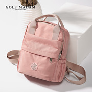 golf高尔夫双肩包女包(包女包)韩版时尚少女心，甜甜圈小背包书包休闲糖果包