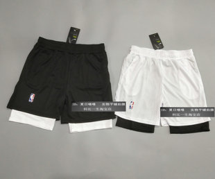 美式假两件篮球裤一体，裤连体裤哈登，代言款运动紧身短裤训练裤