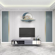 3d客厅电视背景墙壁纸，现代简约高档轻奢壁画，大气壁布5d8d立体