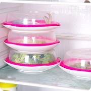 家用硅胶保鲜盖透明密封碗盖冰箱微波炉加热专用圆形盘子防溅盖子