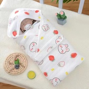 婴儿抱被新生儿包被春夏秋初生，宝宝用襁褓，保暖棉被子产房包巾纯棉