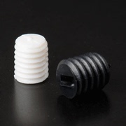 无头pc塑胶螺钉黑色白色，透明一字顶紧定机米塑料螺丝3m4m5m6m7m8