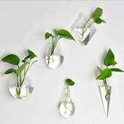 掉下来包赔壁挂玻璃花瓶小鱼缸绿箩水培植物花盆室内墙面装饰