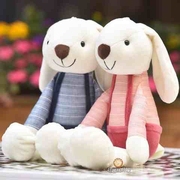 兔子毛绒玩具一对可爱萌韩国情侣礼物玩偶男女女生小娃娃生日公仔