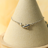 日韩版s925纯银海洋海豚手链，小鱼清新甜美手环，时尚气质银饰品女式