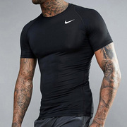 nikepro耐克紧身衣短袖男篮球健身跑步训练快干透气衣服短袖t恤