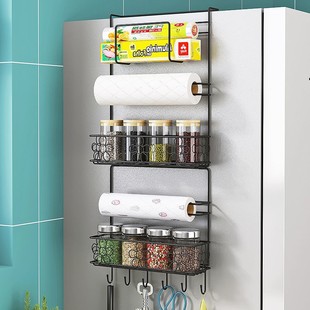 多功能冰箱挂架侧挂冰箱，置物架厨房用品纸巾