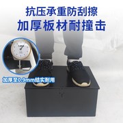 圣萨加厚黑铁皮工具箱大中小号家用五金铁制工具盒铁箱手提式收纳