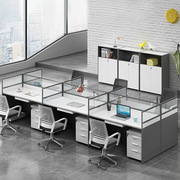 办公家具简约电脑职员，办公桌屏风隔断工位员工，办公桌椅组合定制