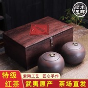 武夷桐木2023新茶金骏眉红茶特级正宗浓香型紫陶瓷罐礼盒装俊送礼