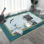 新中式客厅地毯轻奢沙发茶几地垫中国风古典茶室书房卧室床边地毯