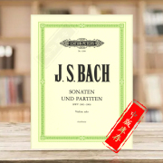 巴赫 六首无伴奏小提琴组曲 BWV1001-1006 卡尔弗莱什版 彼得斯乐谱书 Bach Sonatas and Partitas for Violin EP4308