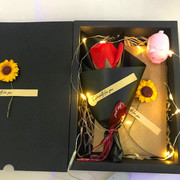 情人节创意手工代写满天星，玫瑰花浪漫情书，表白礼盒浪漫生日礼物
