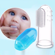 婴儿指套硅胶牙刷0齿，-3qth岁腔婴幼儿，牙训练软毛牙刷舌苔口清洁乳