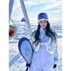 森普登紫色滑雪服套装女