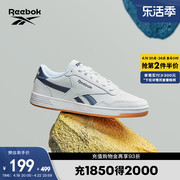 reebok锐步男女，techquet经典复古百搭运动休闲小白鞋板鞋