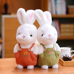 可爱阳光兔公仔小白兔毛绒玩具兔兔玩偶儿童安抚陪睡娃娃生日礼物