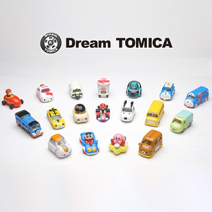 TOMY多美卡 梦想系列星之卡比 初音未来 马里奥 合金小车模型玩具