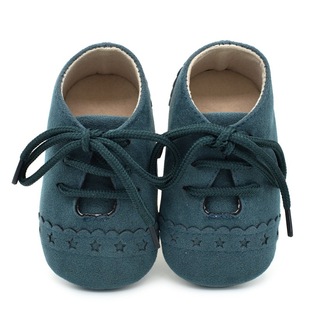 0至1岁婴儿鞋磨砂皮鞋秋冬季幼童鞋防滑软底防掉男女宝宝学步鞋子
