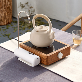 茶大师金刚掌重竹电陶炉静音茶炉陶壶烧水壶煮茶器自动上水器套装