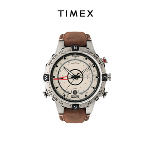 timex天美时远征航海家系列手表，户外运动夜光多功能，石英男t2n721