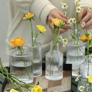 迷你花瓶6件套 客厅茶几装饰品玄关玻璃瓶摆件 ins风桌面玻璃花器