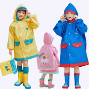 宝宝雨衣雨鞋套装男童女童卡通雨披幼儿园儿童雨衣带书包位小学生