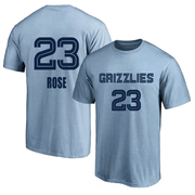 孟菲斯灰熊23号罗斯球衣训练服圆领纯棉短袖T恤篮球运动半袖