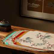 刺绣餐盘餐桌垫花瓶茶几装饰布垫垫新中式西餐垫布艺烟灰缸垫杯垫