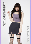JUNO品牌设计师小众NANA紫色辣妹紧身弹力休闲夏季打底背心瑜伽服