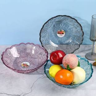 现代家用果盘客厅干果盘子水果盘茶几零食糖果盘创意瓜子盘塑料盘