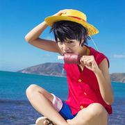 海贼王cosplay服装 路飞cos服 衣服日本动漫火爆cosply男全套