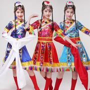 六一儿童藏族舞蹈演出服装少儿少数民族幼儿园西藏卓玛表演服饰